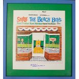 Signed by the Artist[The Beach Boys] Smile, coloured Print of Album Cover signed by the artist and