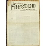 The Very First Appearance of 'The Soldiers Song'The Irish National AnthemPeriodical: Irish Freedom -