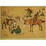 After Edith O. Somerville An attractive set of 8 coloured Hunting Prints, "St. Patricks Day Hunt," *