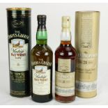 1987 Famous Grouse 12 year old malt Whiskey, and a Glen Dronach Parliament 21 year old single