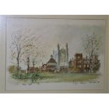 A pair of Limited Edition Prints, of Eton College, by Cassin. (2)