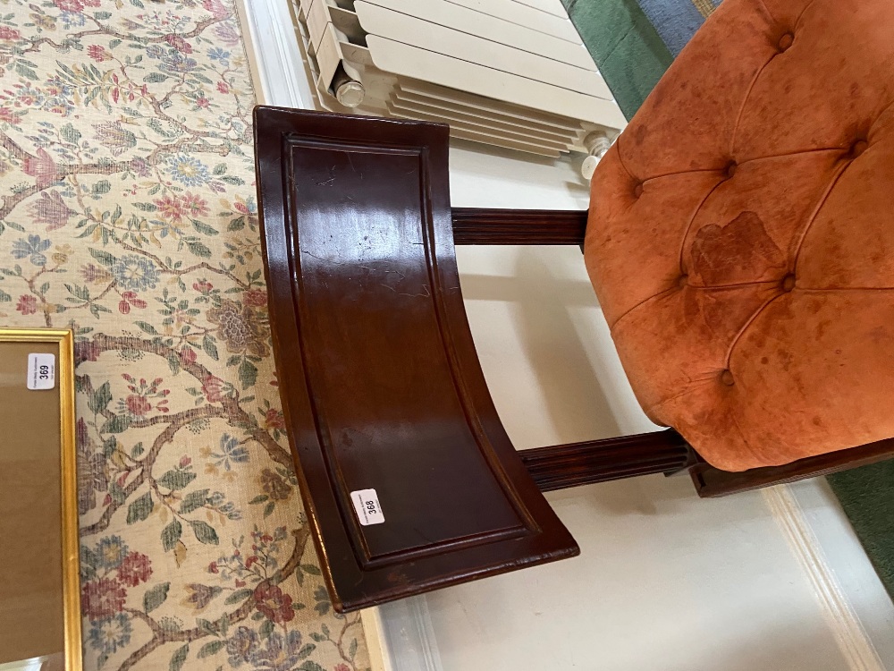 A late Regency period mahogany "Klismos" Side Chair, probably Irish, with deep curved panel back - Bild 3 aus 21