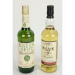 1990's Mitchell Green Spot Whiskey; Palace Bar 9 year old single cask Whiskey. (2)