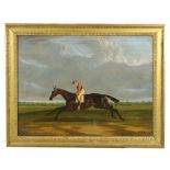 In the Manner of Francis Sartorius (1734 - 1804) "Jockey Riding Chestnut Horse in vast Landscape,
