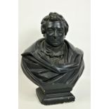A fine large 19th Century plaster Bust, of Daniel O'Connell "The Liberator" (1775 - 1847), painted