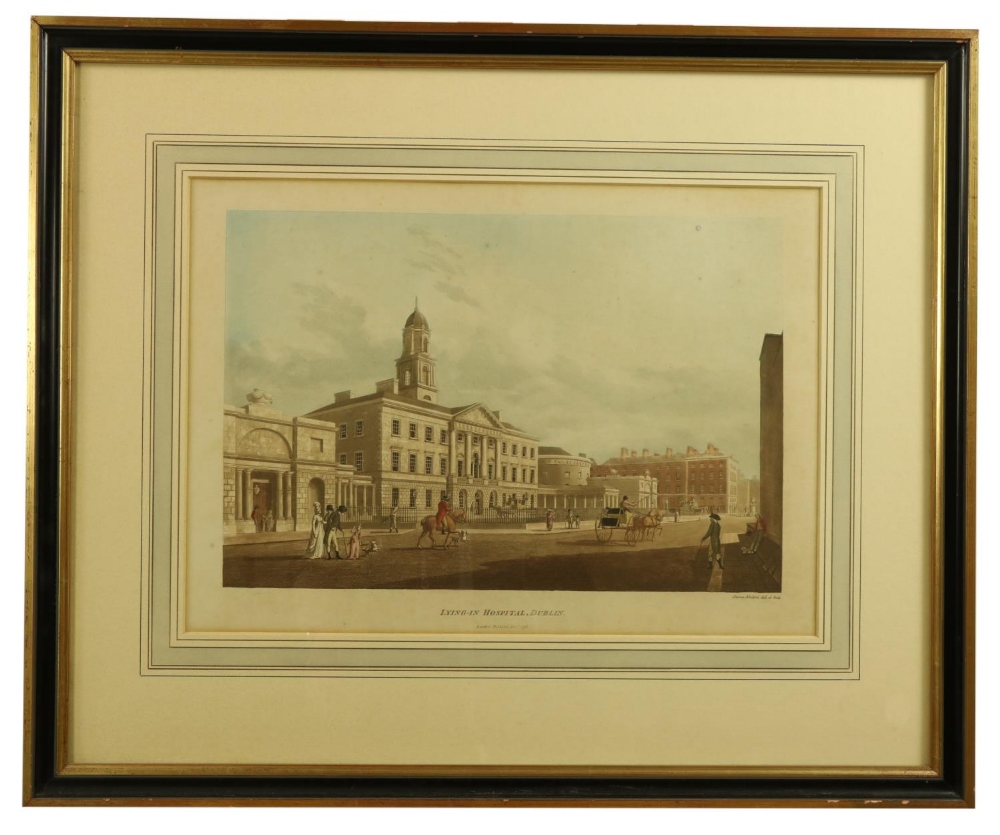 James Malton (1761 - 1803)A very good set of 13, original hand coloured Engravings of Dublin c.