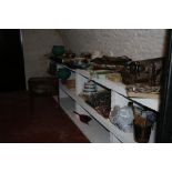 Contents of Store Room Comprising of: Glassware, Porcelain, Plates, Serving Trays, Pots and Pans,