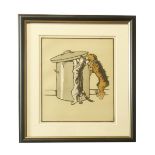 After Cecil Aldin "Best Friends," a Dog and a Cat at Play, an attractive set of 4 coloured Prints,