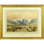 Andrew Nicholl, RHA, (1804 - 1886)Watercolours: A magnificent large pair of, "Panoramic Views of