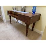 A Regency period Spinet, adopted with the label of Maslerman & Co., London, now with one long and