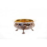 A good Irish silver and silver gilt Sugar Bowl, by Royal Irish in the 18th Century style, Dublin