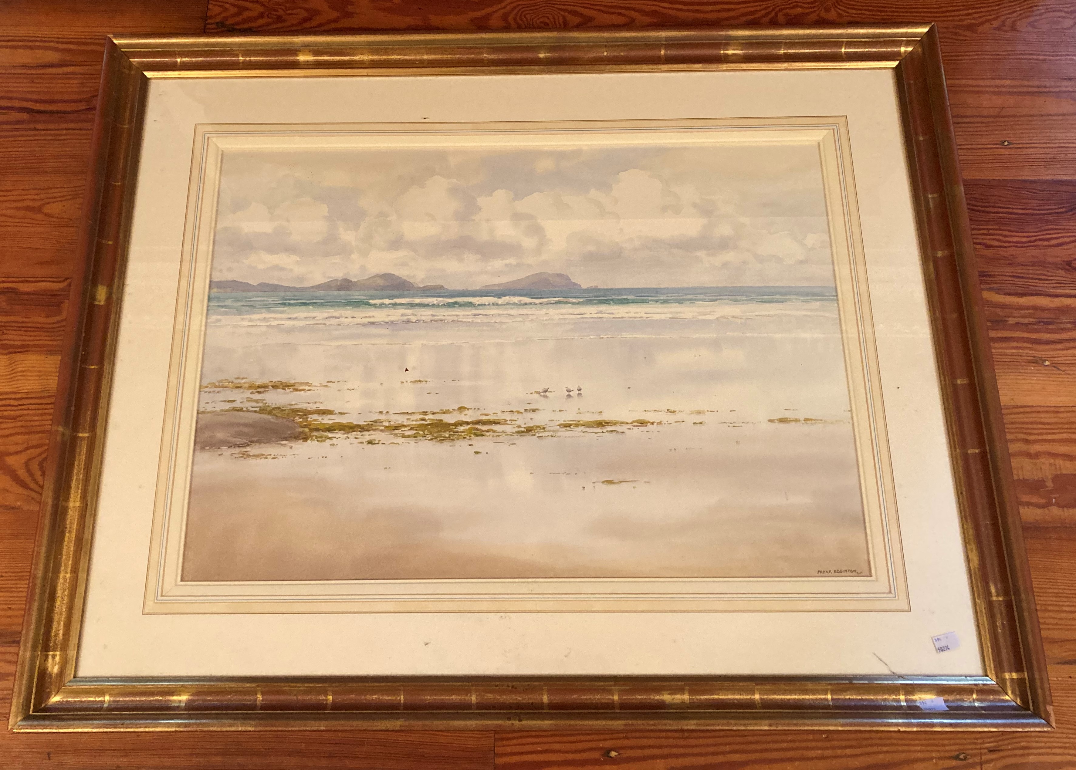 Frank Egginton, R.C.A. (1908 - 1990)  Watercolour:  "Ballinskelligs Bay, Co. Kerry," Extensive Beach