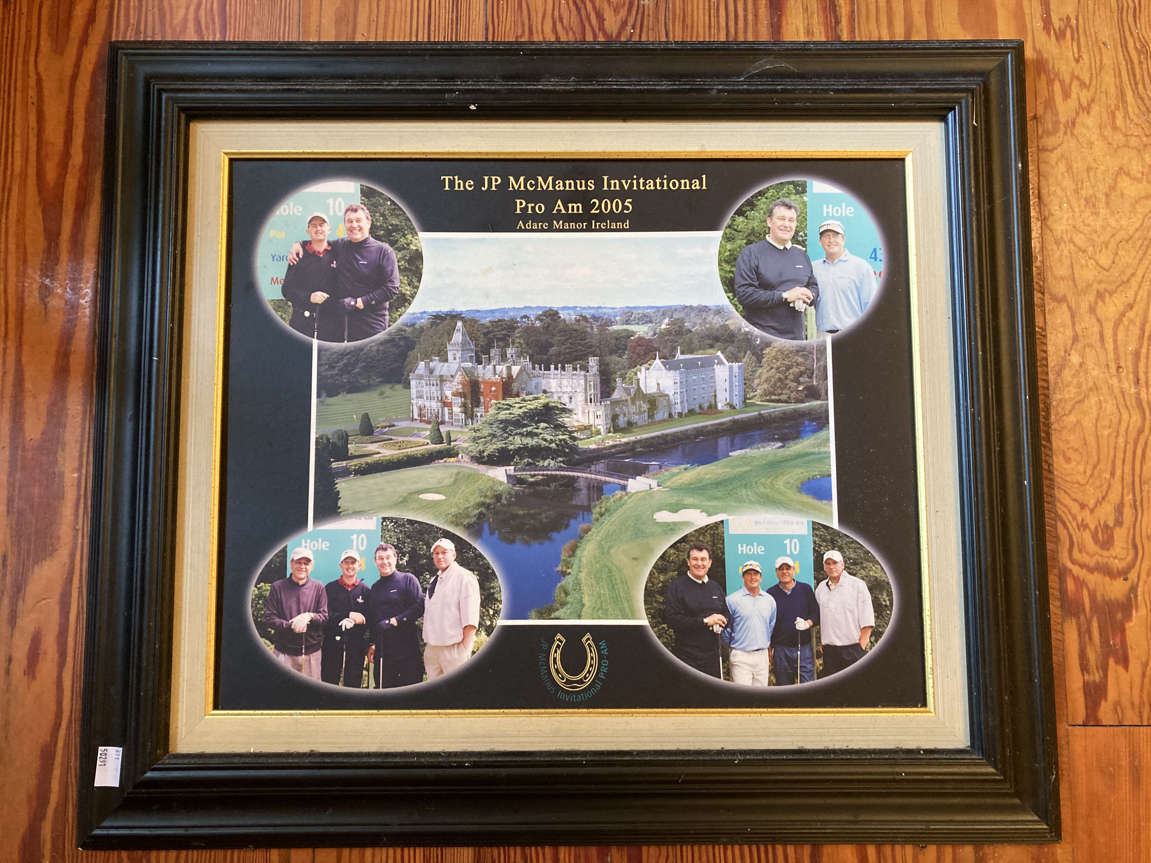 Golf Memorabilia:  A collection of framed Items of various Pro Am and other events, including a - Image 2 of 4