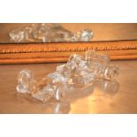 A St. Louis French crystal Renault Formula I Car, 11 1/2'' (29cms). (1)