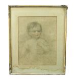 19th Century English Schoolÿ "Portrait of Horace Gaisford as a Young Child, only son of Thomas