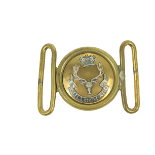 A Regimental brass Belt Buckle, for a Victorian officer's dirk belt, Scottish 72nd Regiment (Duke of