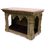 Attributed Augustus Welby Pugin (1812 - 1852)ÿ An important Gothic Revival giltwood Side Table or