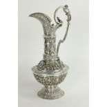 A magnificent late 19th Century French silver and silver gilt Ewer, by Maison Gustave Odiot, Paris