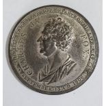 Coin:ÿÿÿ A rare pewter Coin, the obverse inscribed "The Illustrious Patriot Departed this Life,