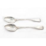 A heavy pair of crestedÿfiddle and thread pattern Basting Spoons, George III, London 1809. (2)