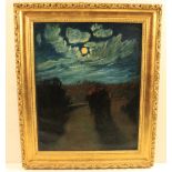 Roderic O'Conor (1860 - 1940)ÿ "Bull by Moonlight" oils on canvas, 36 1/2" x 28 3/4" (93cms x 73cms)