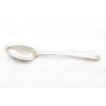 An Irish George III crested silver Basting Spoon, Dublin 1819, 109grs. (1)