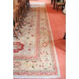 A very good "Ziegler" style wool Carpet, with all over stylized floral pattern on an ivory ground