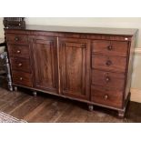 A William IV period mahogany Chest Cupboard, attributed to Williams & Gibton, the central section