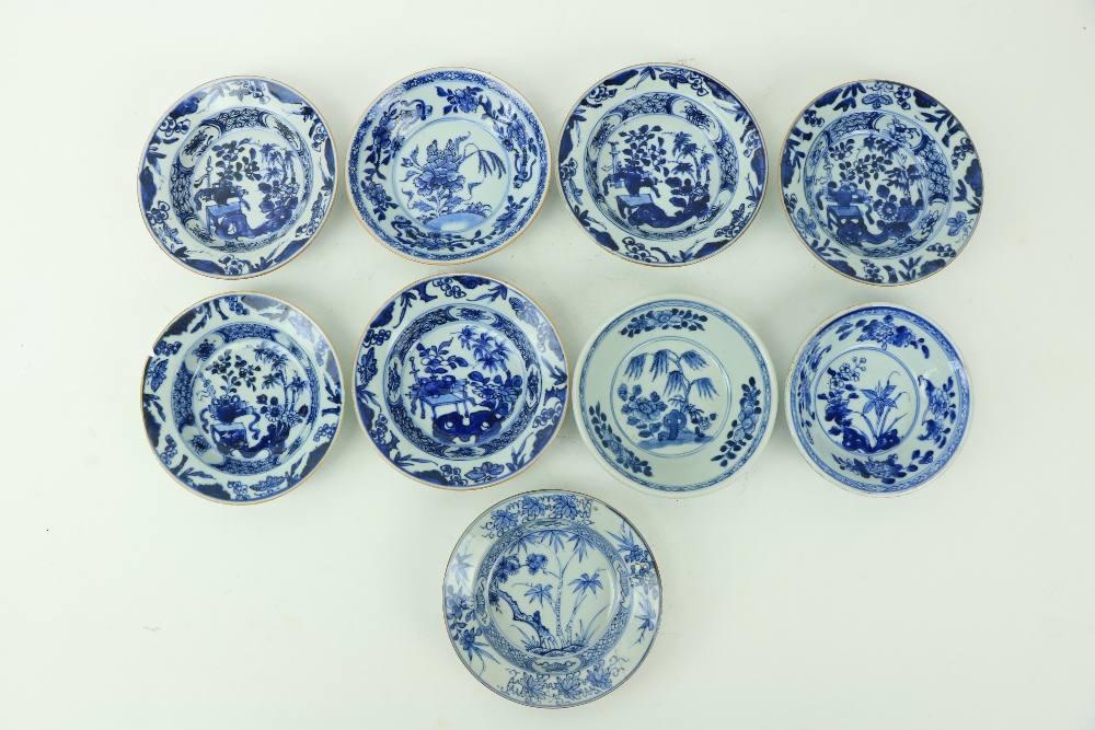 A collection of 16 similar blue and white Chinese Xiangshi period Bowls, of variant designs, - Image 2 of 4