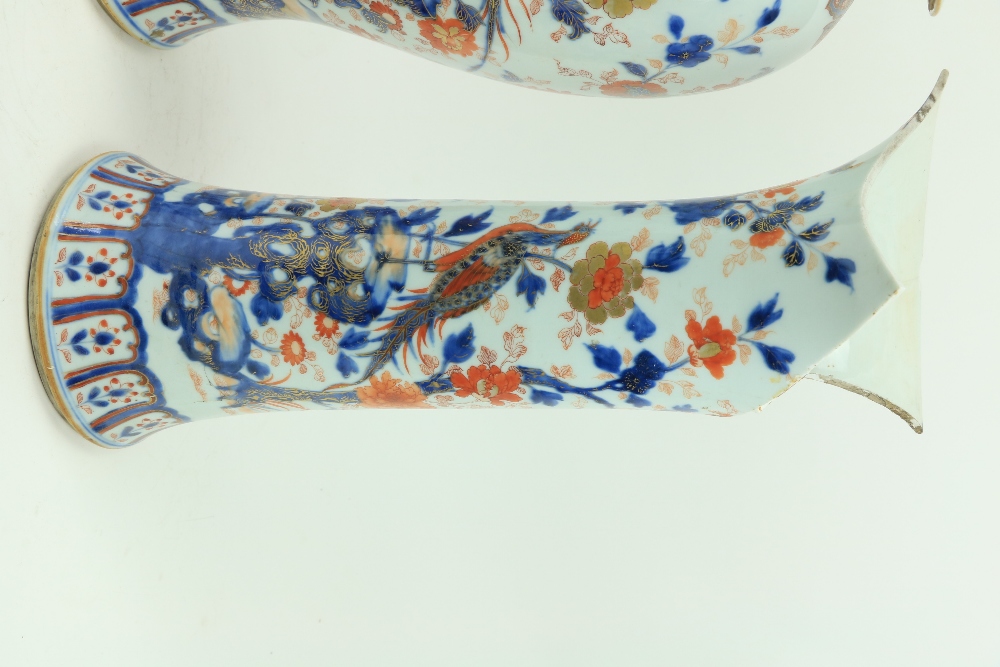 A fine 18th Century Chinese Imari Vase and Cover, of baluster form, decorated with foliage, - Image 7 of 9