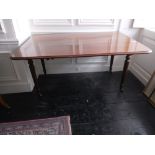 A fine quality William IV Irish mahogany Pembroke Table, of unusual large proportions, with opposing