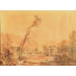 Early 19th Century Irish School  A large impressive pair of Watercolours, "Lakes of Killarney with