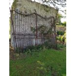 The Original iron Gates from Killester Houseÿ A very impressive large pair of wrought iron