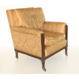 A fine quality Hepplewhite mahogany Armchair, by William Barrow for Pillows of Lancaster, stamped