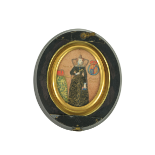 An extremely fine 18th Century oval Miniature of Maria Stuart, otherwise known as Mary, Queen of