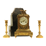 Special Gift from Marie Antoinette ?Pendule et Flambeaux? ÿ An extremely important exquisite Louis