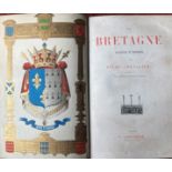 Pitre-Chevalier (A.M.)ÿLa Bretagne Ancienne et Moderne, sm. thick folio Paris n.d. Hf. title,