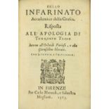 [Salviati (Leonardo)]ÿDello Infarinato Accademico della Cruscu, Risposta All' Apologia di Torquato