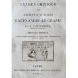Saint-Croix (M.)ÿExamen Critique des Anvciens Historiens D'Alexandre - Le - Grand, thick lg. 4to
