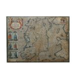 Irish Map: Speed (John) 1552 - 1629, The Kingdome of Ireland divided into Severall Provinces and