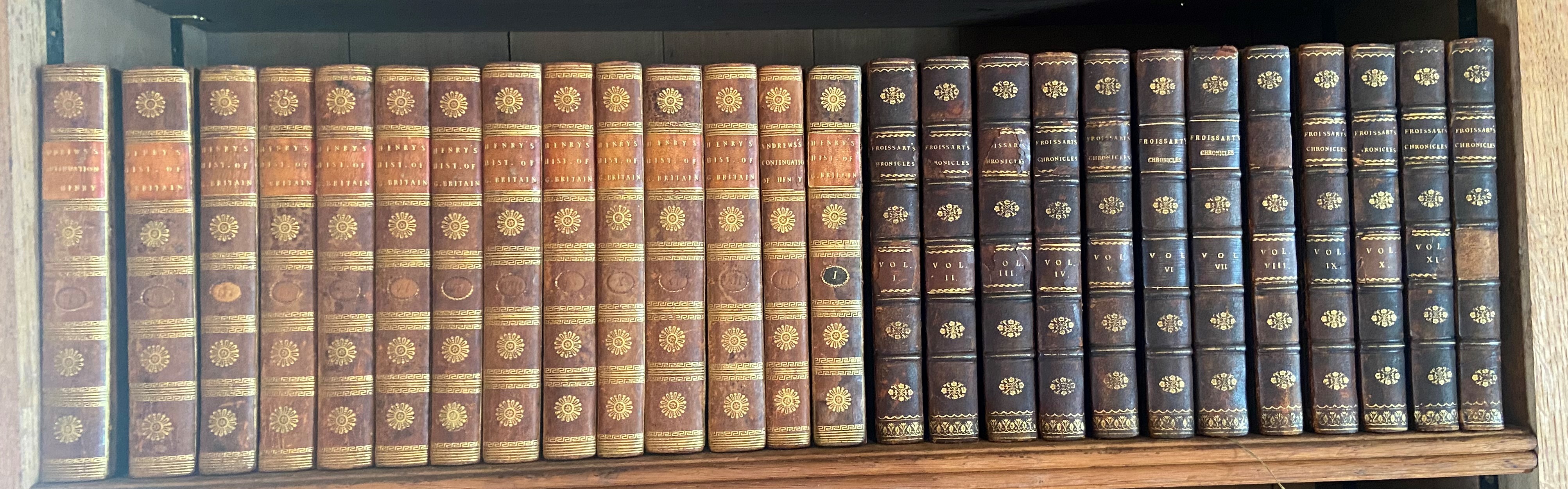 Bindings:ÿÿHenry (Rob.)ÿThe History of Great Britain, 12 vols. 8vo L. 1788 - 1799.ÿSecond & Third - Image 3 of 3