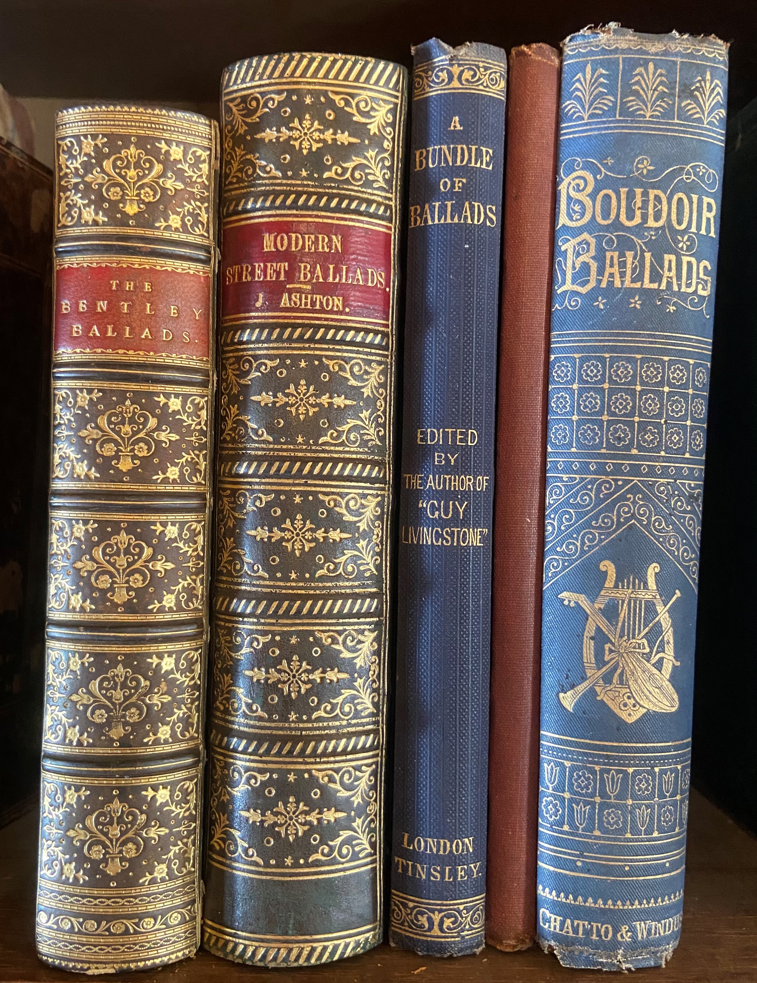 Ballads:ÿ [Lawrence (G.A.)]ÿA Bundle of Ballads, 8vo L. 1864, gilt cloth;ÿHead (Rt. Hon. Sir Ed.) - Image 2 of 2