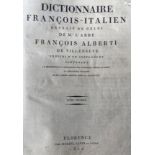 French Academy -ÿÿDioctionnaire de l'Adademie Francoise, 2 vols. 4to Paris 1825. Fifth Edn., hf.