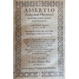 [Caius (J.)]ÿAssertio Antiquitatis Oxoniensis Academiae, incerto Authore eiusdem Gymnasu. Ad