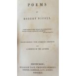 Scottish Poetry: Nicoll (Rob.)ÿPoems, 12mo Edin. 1842.ÿSecond, mor. backed boards;ÿBuchanan (Rob.