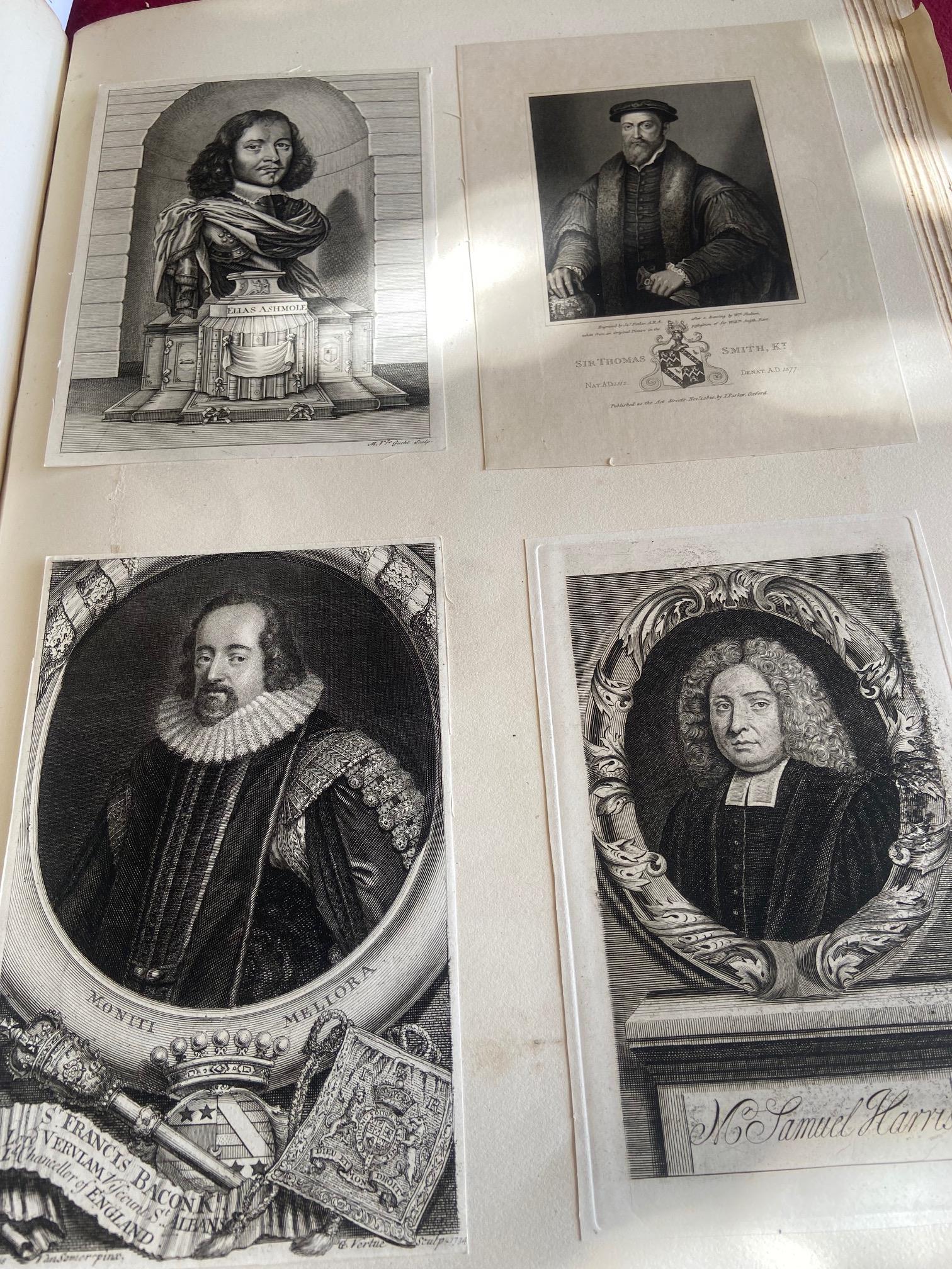 Album of Antique Engraved Portraits.ÿÿ A large Atlas folio Album containing over 125 engd. & litho - Image 11 of 22