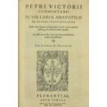 Aristotle:ÿÿPetri Victorii Commentarii in VIII Libros Aristotelis de Optimo Statu Civitalis, Positis