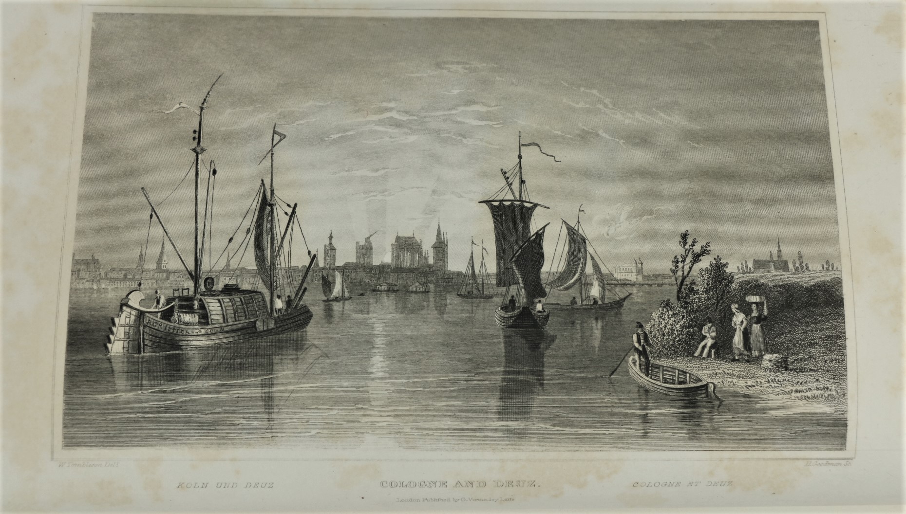 Engraved Plates:ÿTombleson's Views of the Rhine, ed. by W.G. Fearnside. Roy 8vo L. 1832. Engd. - Image 4 of 7