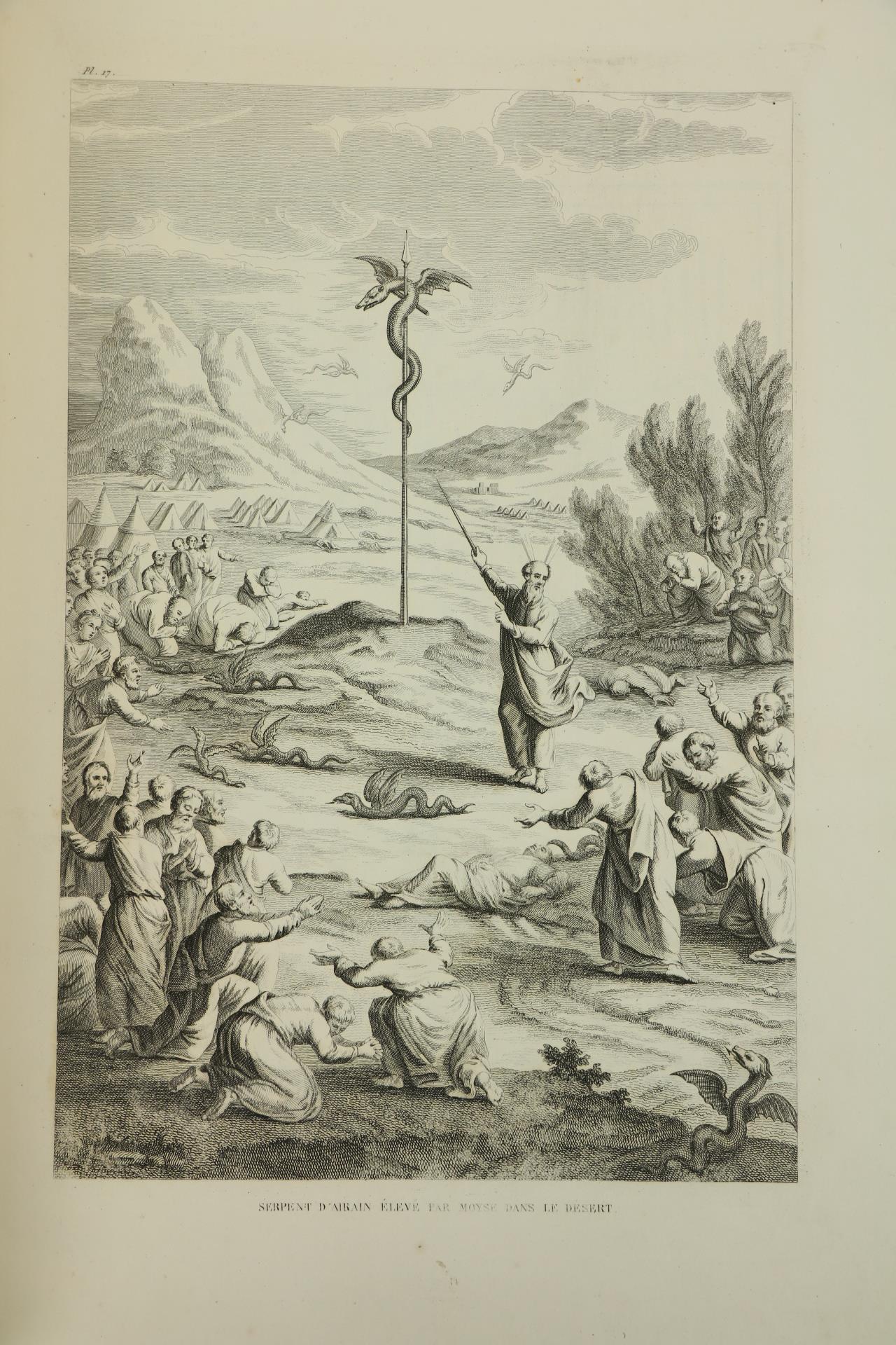 Atlas: -ÿAtlas Geographique et iconographique de Cours Complet D'Ecriture Sainte, Lg. atlas folio - Image 3 of 3