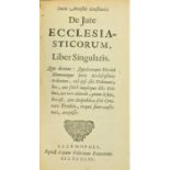 Constantis (Lucci A.)ÿDe Jure Ecclesiasticorum, Liber Singularis Quo docetur: ... in qua sunt